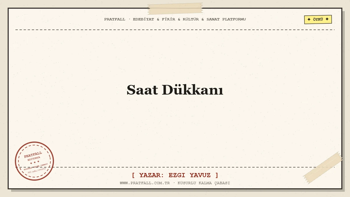 Saat Dükkanı
